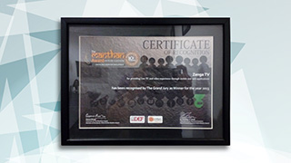 ZengaTV wins Manthan Award 2013