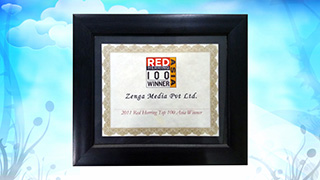Zenga media was awarded with  the esteemed 2011 Red Herring top 100 Asia winner