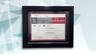 Zenga Wins Prestigious Aegis Graham Bell Award For value added services 2013