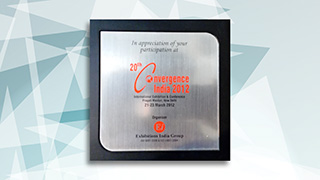Convergence India 2012 acknowledges ZengaTV participation in the Conference